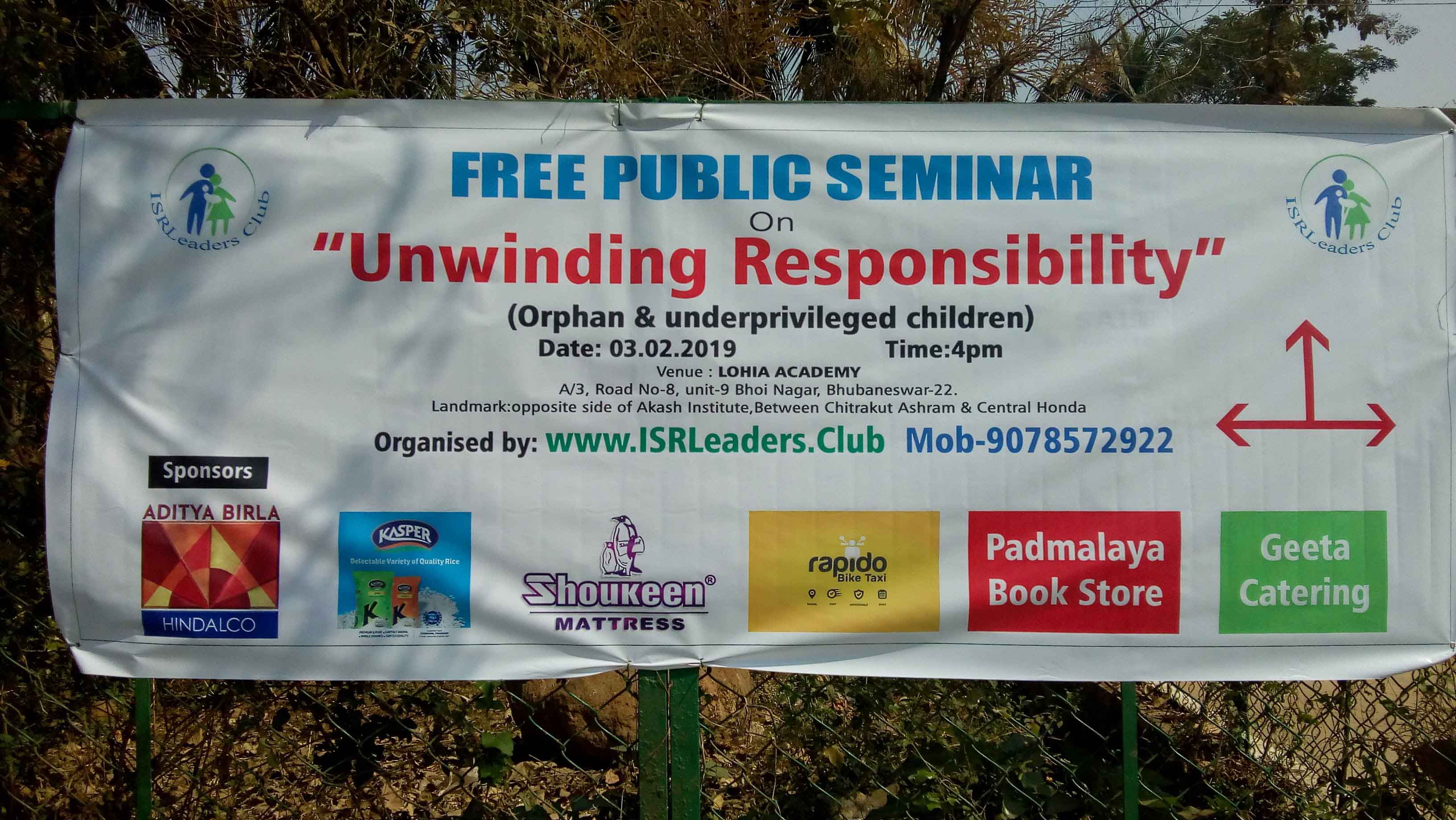 Public Seminar at Lohia Academy, Bhubaneswar