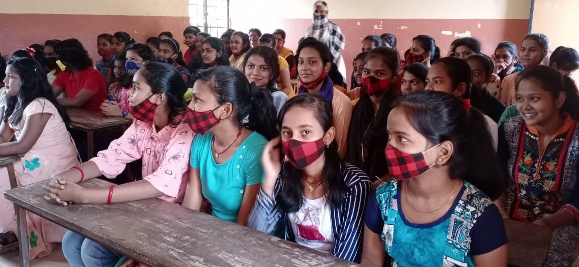 Girls taught about hygienic practices