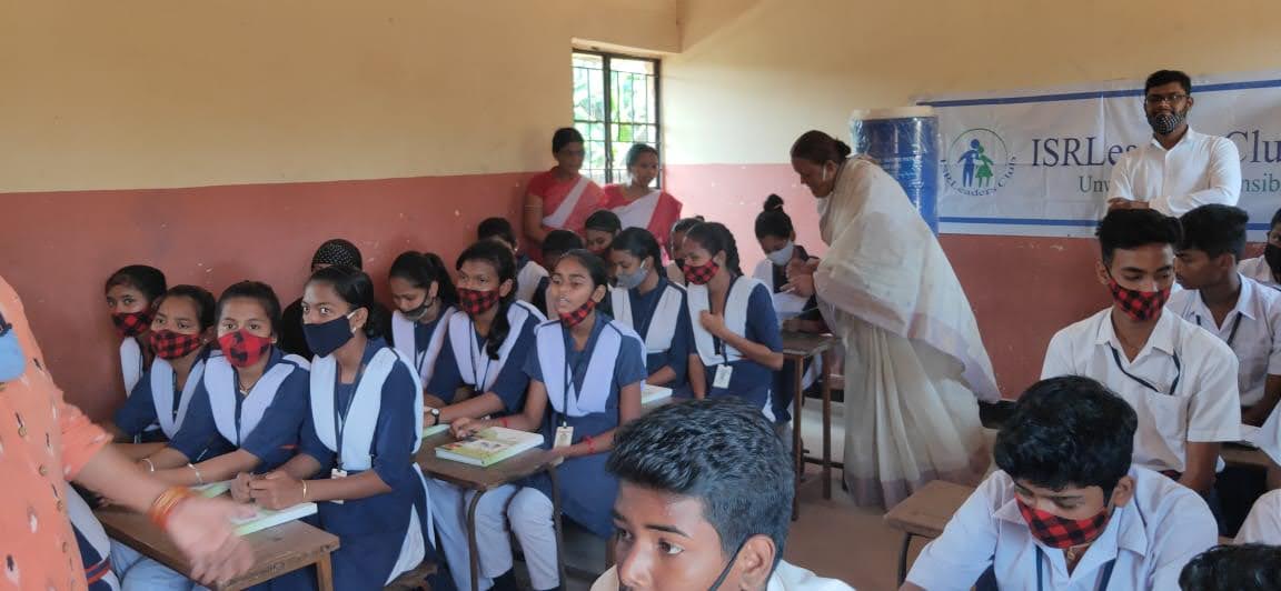 Interaction with the students at Bharati Vidya Mandir